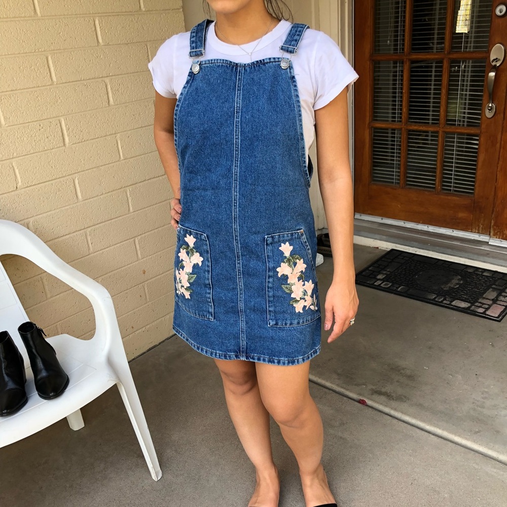 Brand new TopShop jeans overall dress!